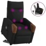 Sillón reclinable de masaje elevable tela negro by , Armchairs - Ref: Foro24-3324016, Price: 290,92 €, Discount: %
