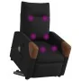 Sillón reclinable de masaje elevable tela negro by , Armchairs - Ref: Foro24-3324016, Price: 290,92 €, Discount: %
