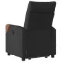 Sillón reclinable de masaje elevable tela negro by , Armchairs - Ref: Foro24-3324016, Price: 290,92 €, Discount: %