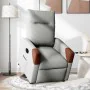 Sillón eléctrico reclinable elevable de tela gris nube de , Sillones - Ref: Foro24-3324021, Precio: 322,89 €, Descuento: %
