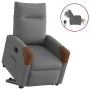 Sillón eléctrico reclinable elevable de tela gris oscuro by , Armchairs - Ref: Foro24-3324023, Price: 336,23 €, Discount: %