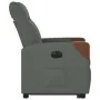 Sillón eléctrico reclinable elevable de tela gris oscuro by , Armchairs - Ref: Foro24-3324023, Price: 336,23 €, Discount: %