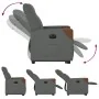 Sillón eléctrico reclinable elevable de tela gris oscuro by , Armchairs - Ref: Foro24-3324023, Price: 336,23 €, Discount: %