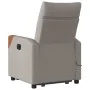 Sillón de masaje eléctrico reclinable elevable tela taupé by , Armchairs - Ref: Foro24-3324035, Price: 340,18 €, Discount: %