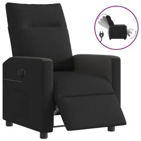 Sillón reclinable eléctrico de tela negro by , Armchairs - Ref: Foro24-3324040, Price: 241,93 €, Discount: %