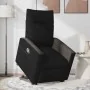 Sillón reclinable elevable tela negro de , Sillones - Ref: Foro24-3324054, Precio: 274,42 €, Descuento: %