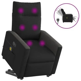 Sillón de masaje eléctrico reclinable elevable tela negro von , Sessel - Ref: Foro24-3324075, Preis: 340,14 €, Rabatt: %