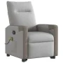 Sillón de masaje reclinable de pie de tela gris nube von , Sessel - Ref: Foro24-3324094, Preis: 293,04 €, Rabatt: %