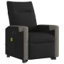 Sillón de masaje eléctrico reclinable elevable tela negro by , Armchairs - Ref: Foro24-3324107, Price: 337,89 €, Discount: %