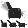 Sillón de masaje eléctrico reclinable elevable tela negro by , Armchairs - Ref: Foro24-3324107, Price: 337,89 €, Discount: %