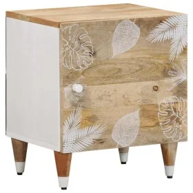 Mesita de noche de madera maciza de mango 40x33,5x46 cm by , Nightstands - Ref: Foro24-4018660, Price: 53,45 €, Discount: %