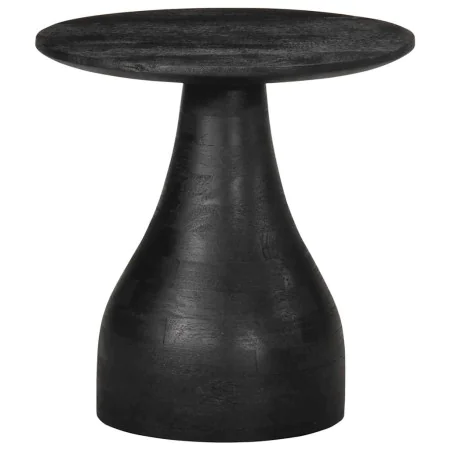 Mesa auxiliar madera maciza de mango negra Ø40x40 cm by , Side tables - Ref: Foro24-4017533, Price: 114,96 €, Discount: %