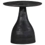 Mesa auxiliar madera maciza de mango negra Ø40x40 cm by , Side tables - Ref: Foro24-4017533, Price: 114,96 €, Discount: %