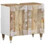 Armario de lavabo para baño madera maciza de mango 62x33x58 cm von , Badezimmermöbel - Ref: Foro24-4018683, Preis: 115,97 €, ...