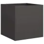 Jardinera de acero laminado en frío negro 40x40x40 cm by , Pots and planters - Ref: Foro24-860661, Price: 59,29 €, Discount: %
