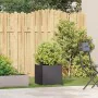 Jardinera de acero laminado en frío negro 40x40x40 cm by , Pots and planters - Ref: Foro24-860661, Price: 59,29 €, Discount: %