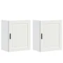 Armarios pared para cocina 2 uds Porto madera ingeniería blanca by , Kitchen cabinets - Ref: Foro24-854038, Price: 97,36 €, D...