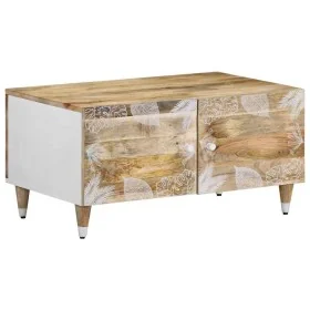 Mesa de centro de madera maciza de mango 80x50x40 cm by , Coffee table - Ref: Foro24-4018669, Price: 99,84 €, Discount: %