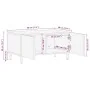 Mesa de centro de madera maciza de mango 80x50x40 cm by , Coffee table - Ref: Foro24-4018669, Price: 99,84 €, Discount: %