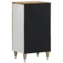 Aparador de madera maciza de mango 40x33,5x75 cm by , CD and DVD storage - Ref: Foro24-4018688, Price: 77,26 €, Discount: %