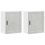 Armarios pared para cocina 2 uds Porto gris hormigón by , Kitchen cabinets - Ref: Foro24-854046, Price: 100,77 €, Discount: %