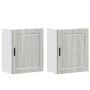 Armarios pared para cocina 2 uds Porto gris sonoma by , Kitchen cabinets - Ref: Foro24-854050, Price: 103,67 €, Discount: %