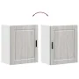 Armarios pared para cocina 2 uds Porto gris sonoma by , Kitchen cabinets - Ref: Foro24-854050, Price: 103,67 €, Discount: %