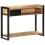 Mesa consola madera maciza mango 100x35x75 cm by , console tables - Ref: Foro24-4015929, Price: 170,99 €, Discount: %