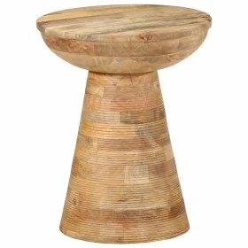 Mesa auxiliar madera maciza de mango Ø37x45 cm by , Side tables - Ref: Foro24-4017538, Price: 123,36 €, Discount: %