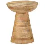 Mesa auxiliar madera maciza de mango Ø37x45 cm by , Side tables - Ref: Foro24-4017538, Price: 123,36 €, Discount: %
