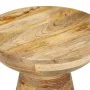Mesa auxiliar madera maciza de mango Ø37x45 cm by , Side tables - Ref: Foro24-4017538, Price: 123,36 €, Discount: %