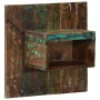 Mesilla de noche multicolor 50x27x50 cm madera maciza reciclada by , Nightstands - Ref: Foro24-4017525, Price: 61,95 €, Disco...