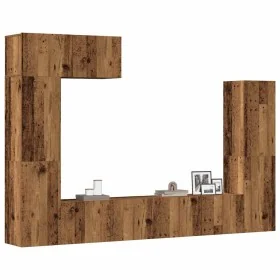 Conjunto de mueble de TV 5 piezas montado la pared madera vieja von , TV-Möbel - Ref: Foro24-3329195, Preis: 232,25 €, Rabatt: %
