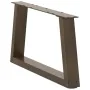 Patas para mesa de comedor en forma de V 2 uds acero natural by , Table legs - Ref: Foro24-4012539, Price: 66,32 €, Discount: %