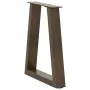 Patas para mesa de comedor forma de V 2 uds acero natural acero by , Table legs - Ref: Foro24-4012547, Price: 60,14 €, Discou...