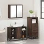 Set de muebles baño 3 pzas madera contrachapada roble marrón de , Muebles de baño - Ref: Foro24-3301034, Precio: 231,69 €, De...