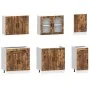 Mueble cocina Kalmar roble ahumado 7 pzas madera contrachapada von , Küchenschränke - Ref: Foro24-3314746, Preis: 622,97 €, R...