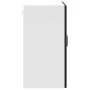Armario de pared de cocina Lucca madera ingeniería negra by , Kitchen cabinets - Ref: Foro24-853828, Price: 76,24 €, Discount: %