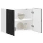 Armario de pared de cocina Lucca madera ingeniería negra by , Kitchen cabinets - Ref: Foro24-853828, Price: 76,24 €, Discount: %