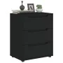 Aparador VISNES negro 60x40x73 cm madera de ingeniería von , Schubladen - Ref: Foro24-4108285, Preis: 114,10 €, Rabatt: %