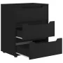 Aparador VISNES negro 60x40x73 cm madera de ingeniería von , Schubladen - Ref: Foro24-4108285, Preis: 114,10 €, Rabatt: %
