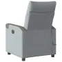 Sillón reclinable de masaje de tela gris claro by , Armchairs - Ref: Foro24-4104844, Price: 202,49 €, Discount: %