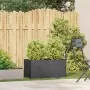 Jardinera de acero laminado en frío negro 80x40x40 cm by , Pots and planters - Ref: Foro24-860668, Price: 72,38 €, Discount: %