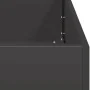 Jardinera de acero laminado en frío negro 80x40x40 cm by , Pots and planters - Ref: Foro24-860668, Price: 72,38 €, Discount: %