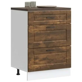 Mueble bajo de cocina porto roble ahumado madera reconstituida von , Küchenschränke - Ref: Foro24-854264, Preis: 128,47 €, Ra...