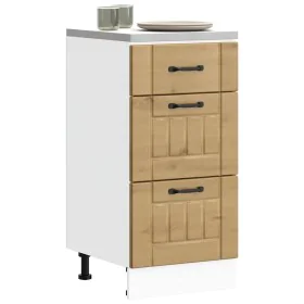 Mueble bajo de cocina Lucca roble artesanal de , Armarios de cocina - Ref: Foro24-854239, Precio: 90,12 €, Descuento: %