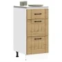 Mueble bajo de cocina Lucca roble artesanal de , Armarios de cocina - Ref: Foro24-854239, Precio: 90,12 €, Descuento: %
