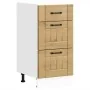 Mueble bajo de cocina Lucca roble artesanal de , Armarios de cocina - Ref: Foro24-854239, Precio: 90,12 €, Descuento: %