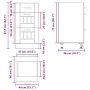 Mueble bajo de cocina Lucca roble artesanal de , Armarios de cocina - Ref: Foro24-854239, Precio: 90,12 €, Descuento: %