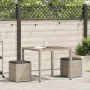 Taburetes de jardín con cojines 2 uds gris claro 40x40x43 cm von , Hocker für den Außenbereich - Ref: Foro24-4104044, Preis: ...